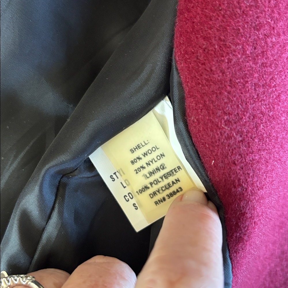 Tahari Wool Coat Size S P - Picture 9 of 14